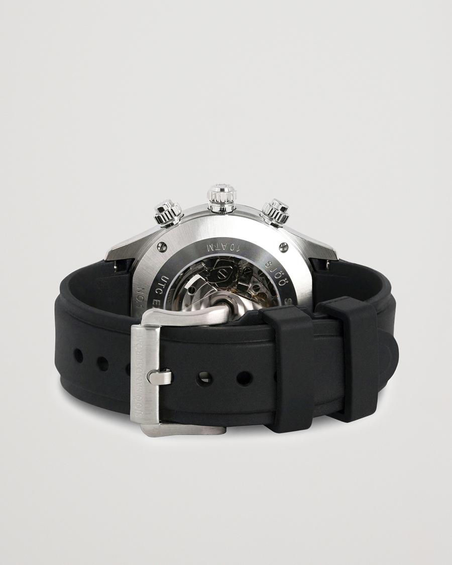 Herr | Sjöö Sandström UTC Extreme 44,2mm Silver and Black Rubber | Sjöö Sandström | UTC Extreme 44,2mm Silver and Black Rubber