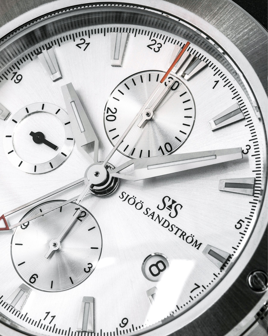 Herr | Sjöö Sandström UTC Extreme 44,2mm Silver and Black Rubber | Sjöö Sandström | UTC Extreme 44,2mm Silver and Black Rubber