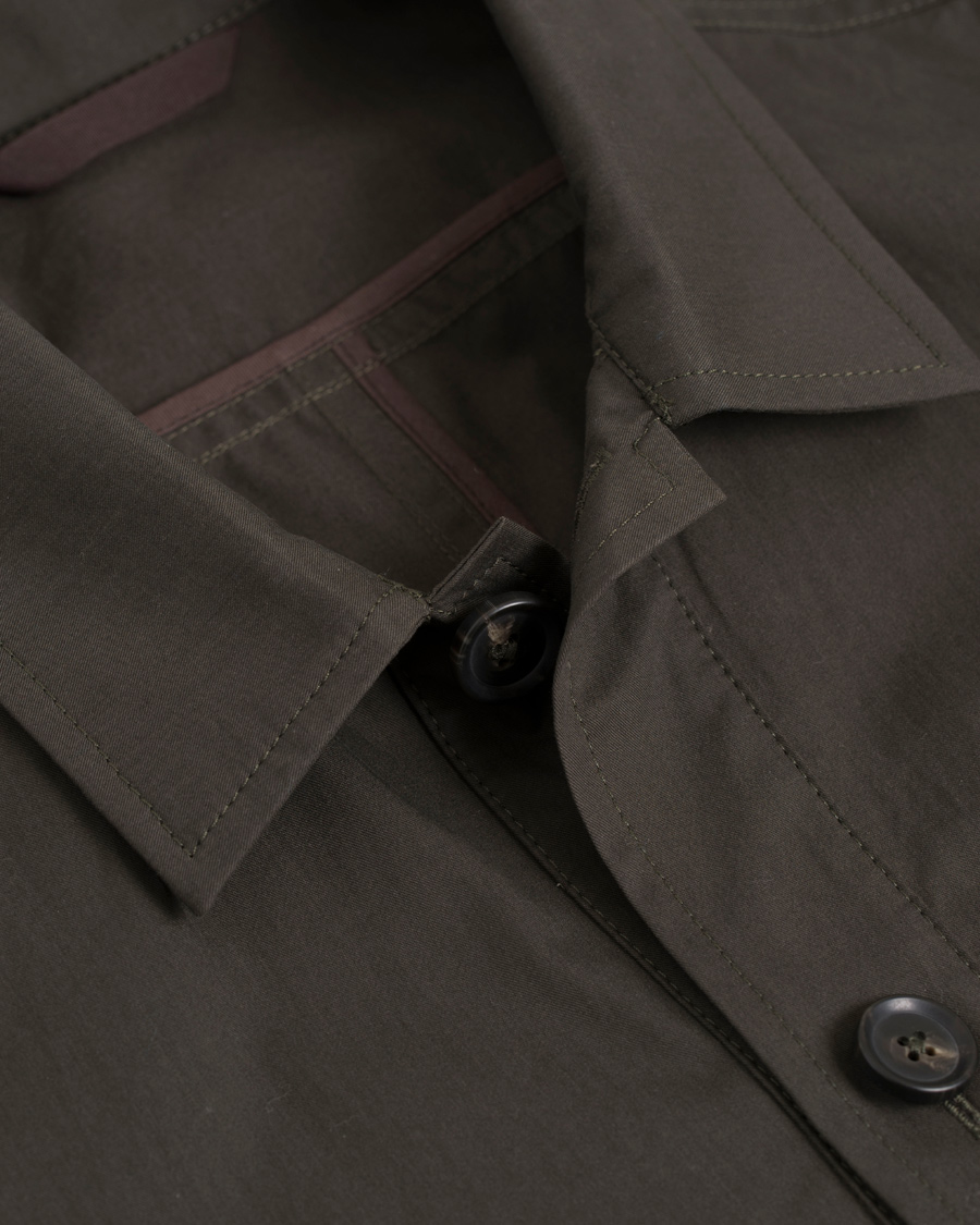 Herr | Jackor | Oscar Jacobson | Hickory Over Shirt Jacket Green