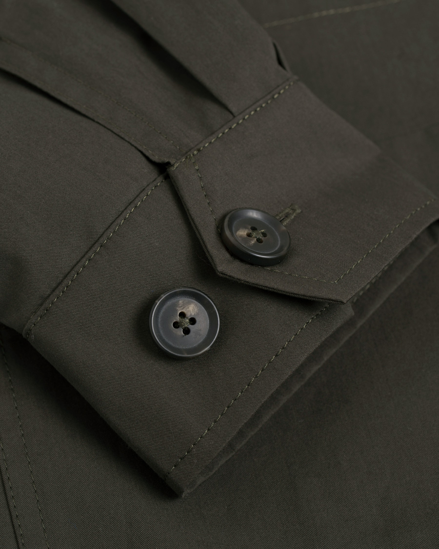 Herr | Jackor | Oscar Jacobson | Hickory Over Shirt Jacket Green