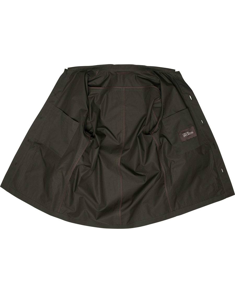 Herr | Jackor | Oscar Jacobson | Hickory Over Shirt Jacket Green