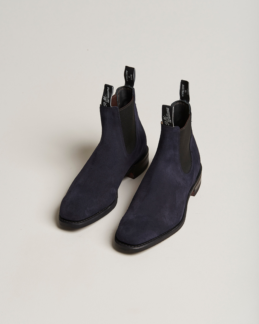 Herr | Chelsea Boots | R.M.Williams | Blaxland G Boot Universe Navy Suede