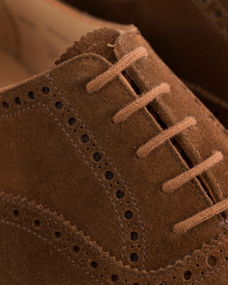 Herr | Crockett & Jones Westfield Oxford Tobacco Suede | Crockett & Jones | Westfield Oxford Tobacco Suede