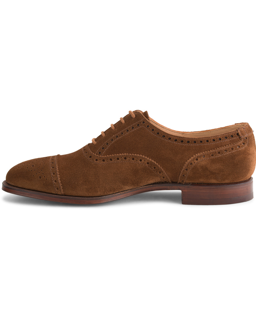 Herr | Crockett & Jones Westfield Oxford Tobacco Suede | Crockett & Jones | Westfield Oxford Tobacco Suede
