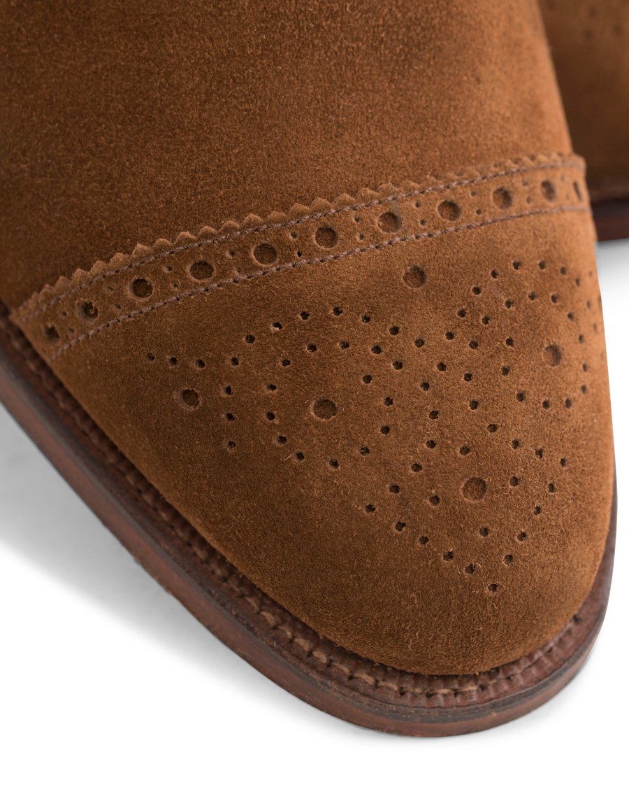 Herr | Crockett & Jones Westfield Oxford Tobacco Suede | Crockett & Jones | Westfield Oxford Tobacco Suede