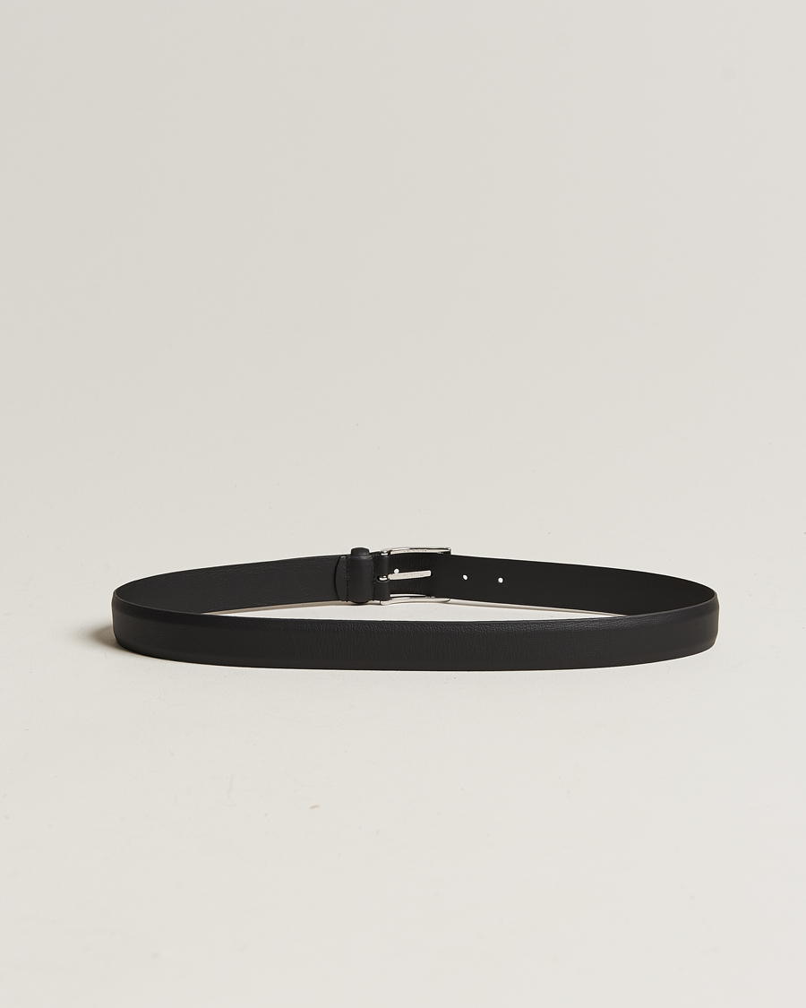 Herr | Anderson's | Anderson's | Double Nappa Calf 3 cm Belt Black