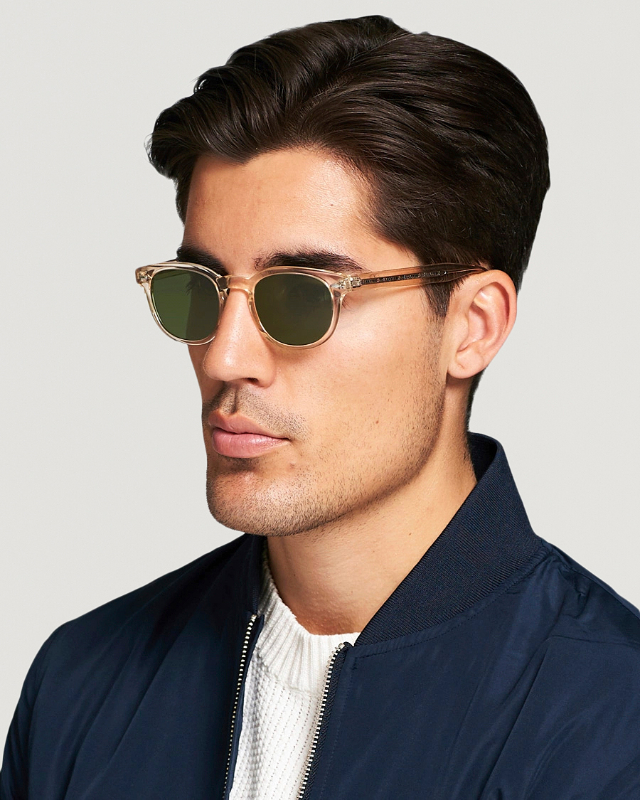 Herr | Oliver Peoples Sheldrake Sunglasses Buff/Crystal Green | Oliver Peoples | Sheldrake Sunglasses Buff/Crystal Green