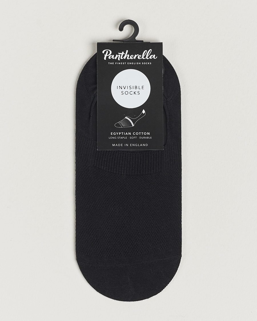 Herr |  | Pantherella | Footlet Cotton/Nylon Sock Black