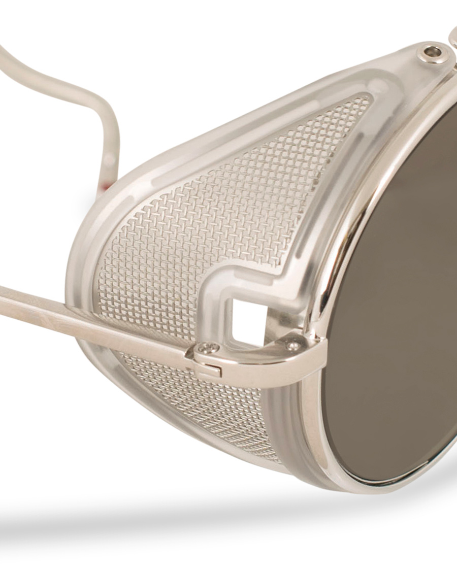 Herr | Thom Browne TB-001 Sunglasses Shiny Silver | Thom Browne | TB-001 Sunglasses Shiny Silver