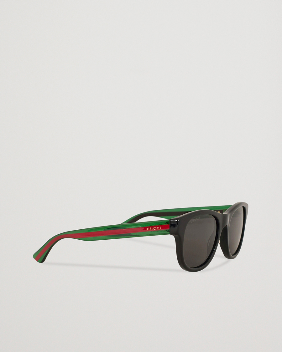 Herr | Gucci GG0003S Sunglasses Black/Green/Grey | Gucci | GG0003S Sunglasses Black/Green/Grey