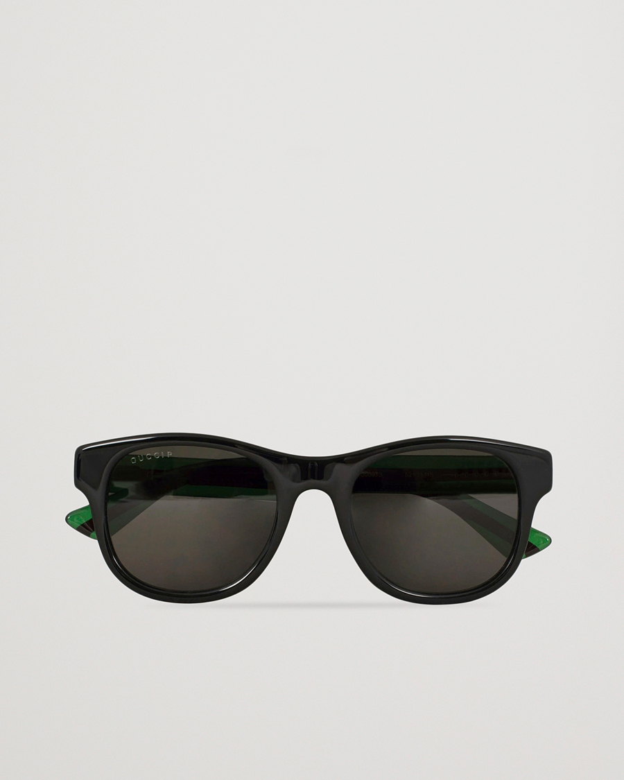 Herr | Gucci GG0003S Sunglasses Black/Green/Grey | Gucci | GG0003S Sunglasses Black/Green/Grey