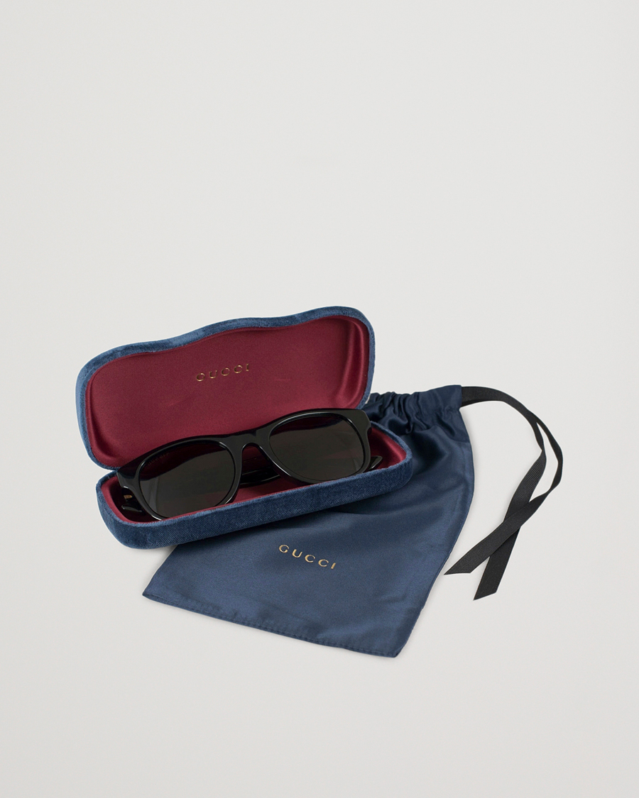 Herr | Gucci GG0003S Sunglasses Black/Green/Grey | Gucci | GG0003S Sunglasses Black/Green/Grey