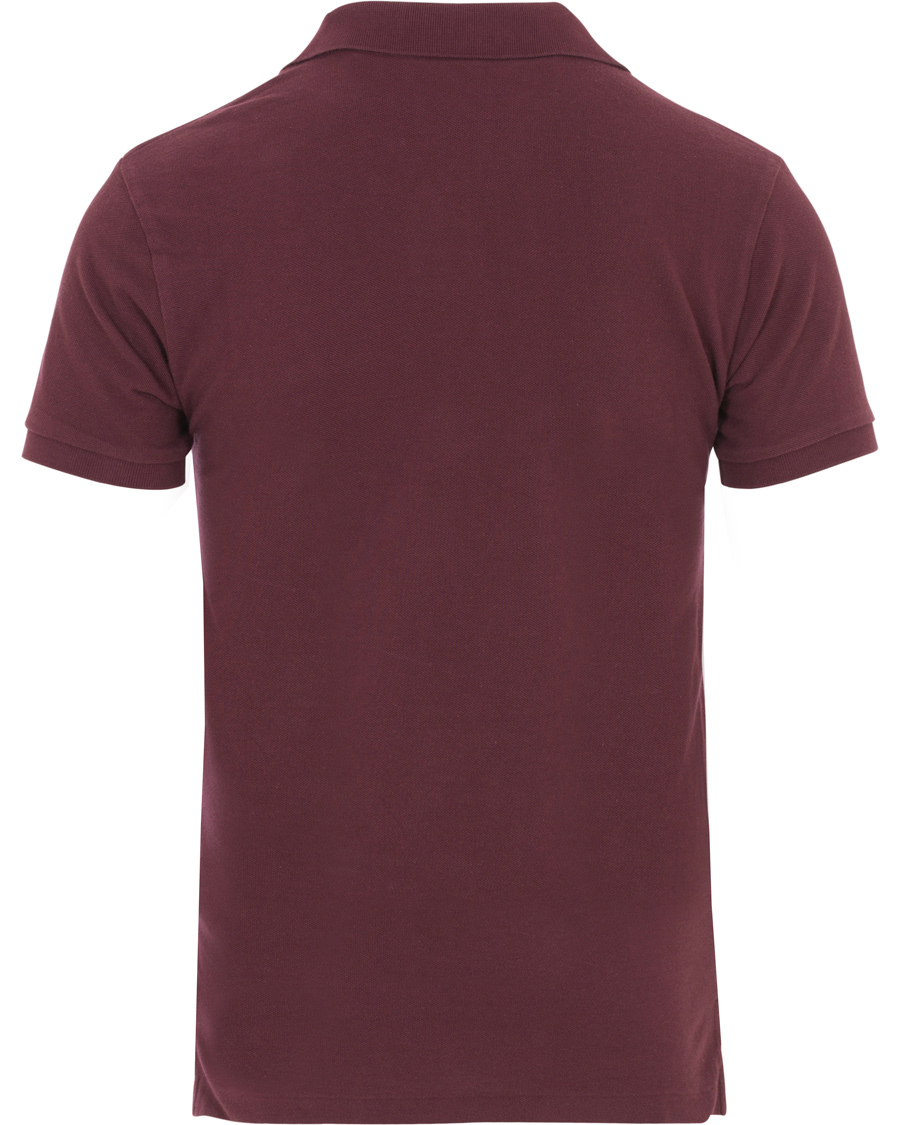 Herr | Pikéer | Polo Ralph Lauren | Slim Fit Polo Classic Burgundy