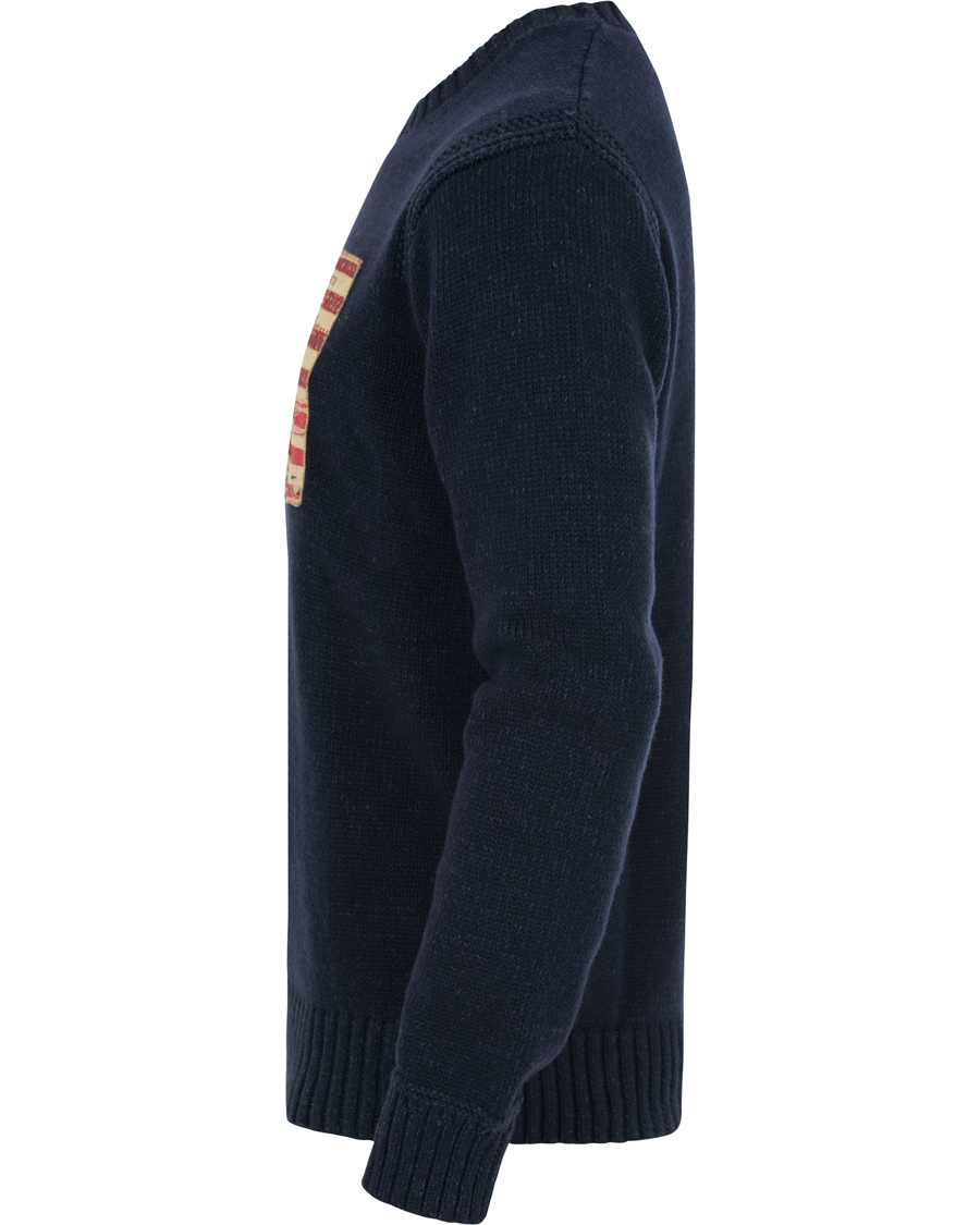 Herr | Tröjor | Polo Ralph Lauren | Flag Cotton Crew Neck Summer Navy