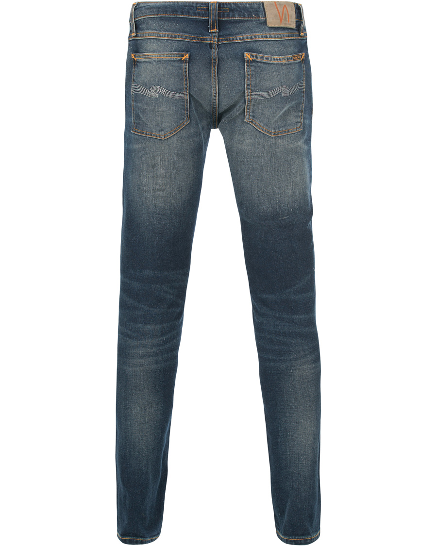 Herr | Jeans | Nudie Jeans | Skinny Lin Organic Slim Fit Stretch Jeans D Indigo