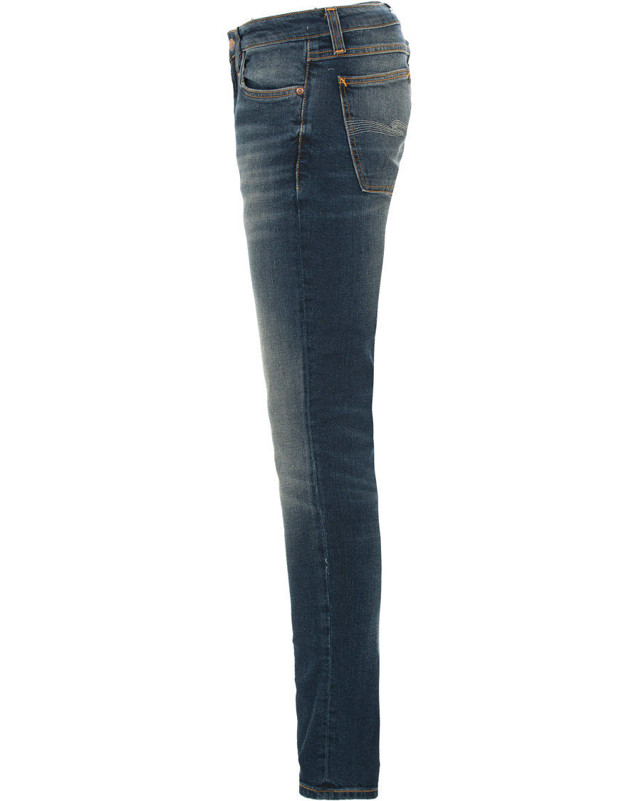 Herr | Jeans | Nudie Jeans | Skinny Lin Organic Slim Fit Stretch Jeans D Indigo