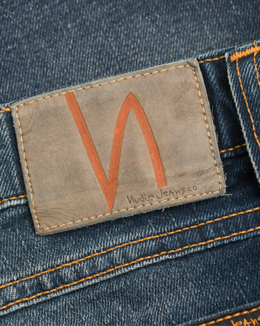 Herr | Jeans | Nudie Jeans | Skinny Lin Organic Slim Fit Stretch Jeans D Indigo