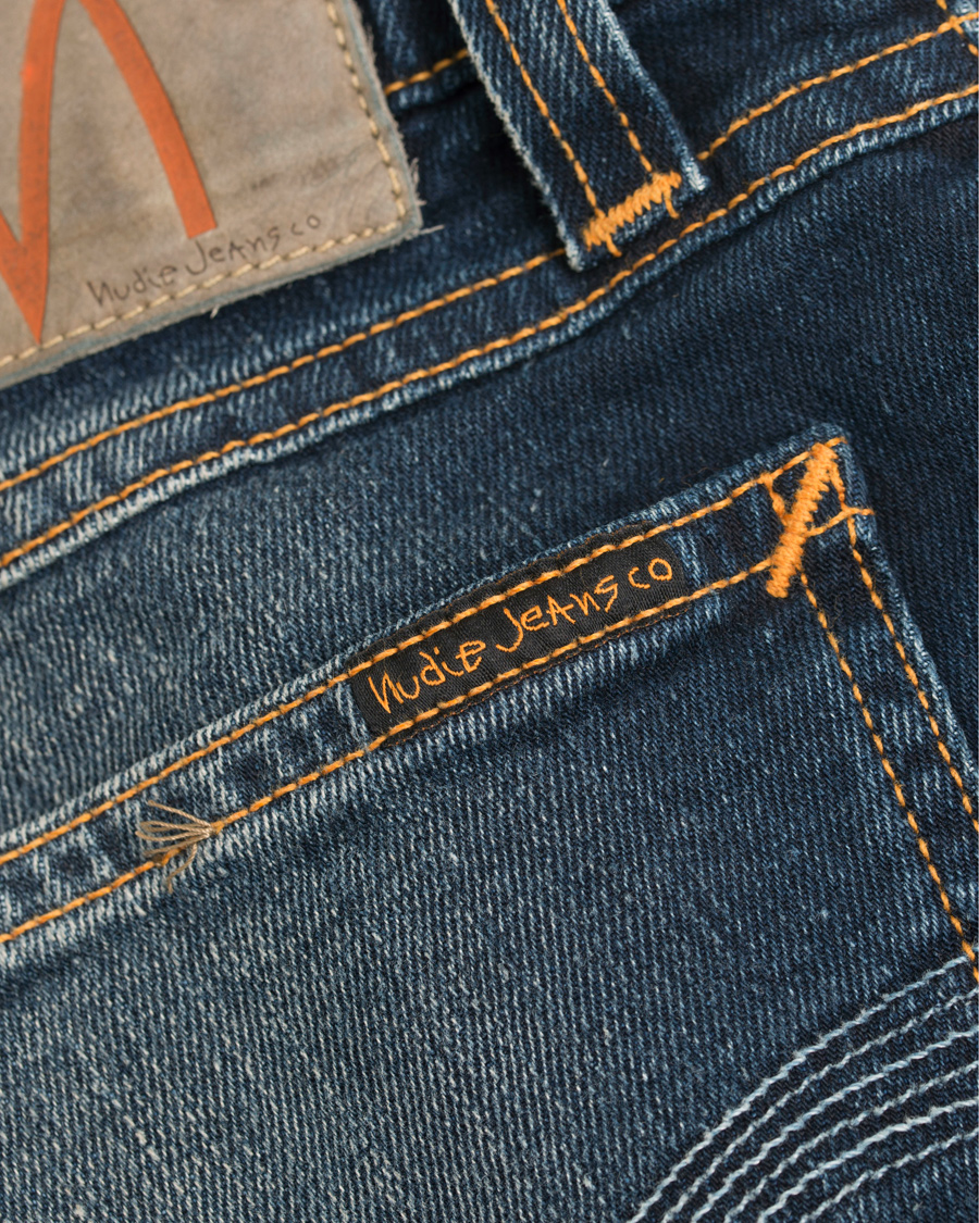 Herr | Jeans | Nudie Jeans | Skinny Lin Organic Slim Fit Stretch Jeans D Indigo