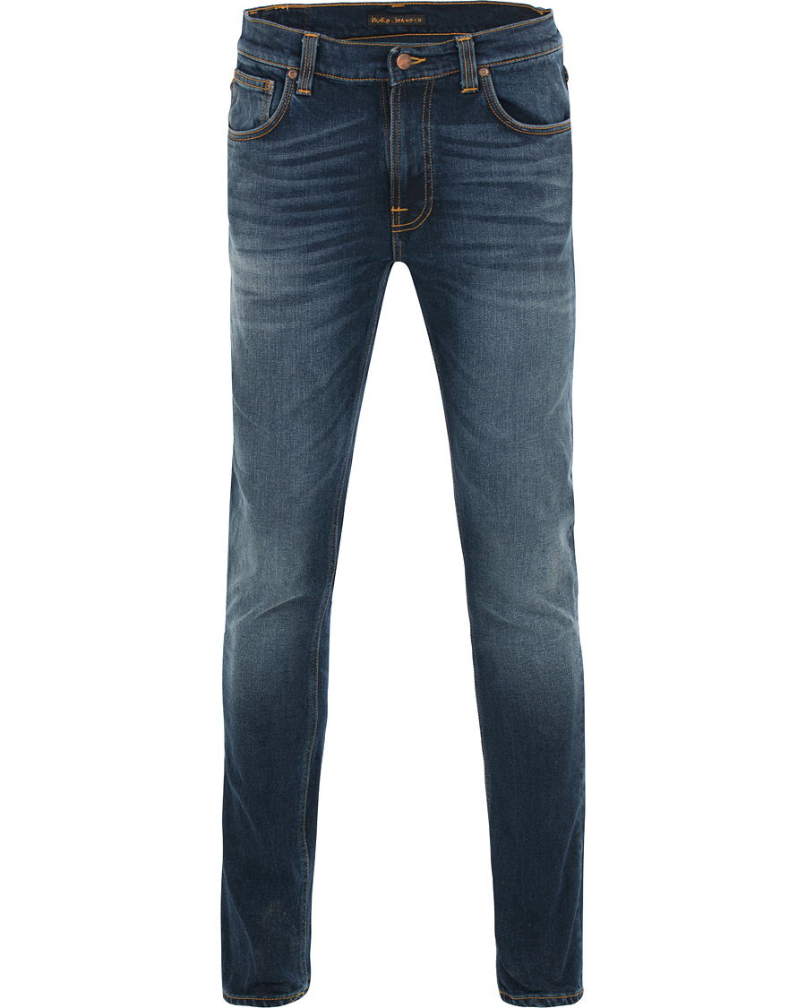 Herr | Jeans | Nudie Jeans | Lean Dean Organic Slim Fit Stretch Jeans Ink Navy