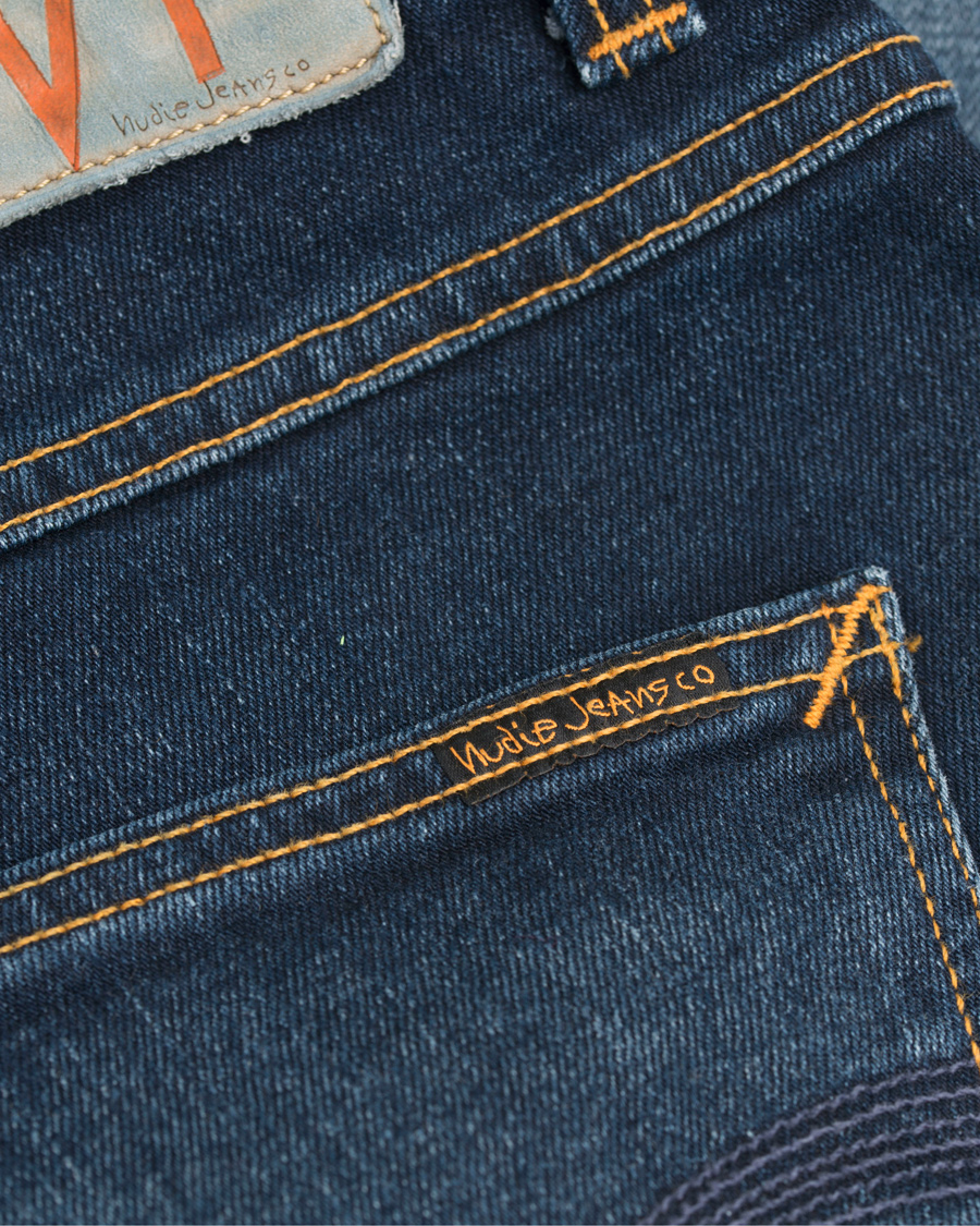 Herr | Jeans | Nudie Jeans | Lean Dean Organic Slim Fit Stretch Jeans Ink Navy