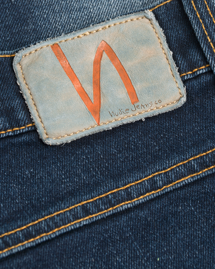 Herr | Jeans | Nudie Jeans | Lean Dean Organic Slim Fit Stretch Jeans Ink Navy