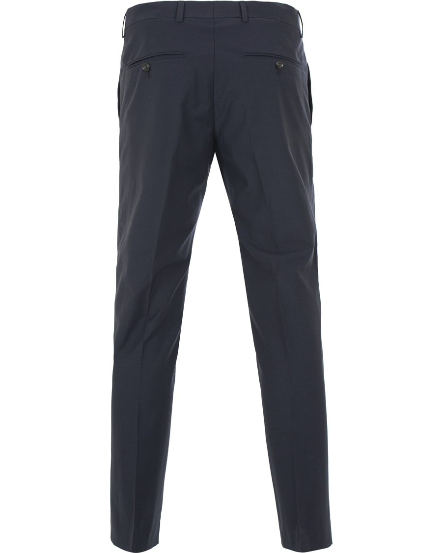 Herr | Byxor | Tiger of Sweden | Gordon Wool/Cotton Suit Trousers Navy