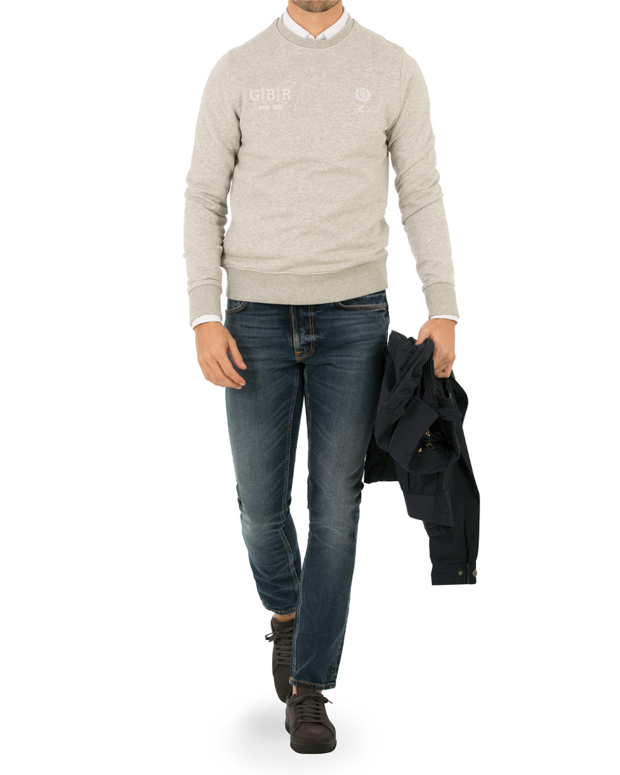 Herr | Tröjor | Henri-Lloyd | Henri Lloyd Radnor Crew Neck Sweatshirt Grey Marl