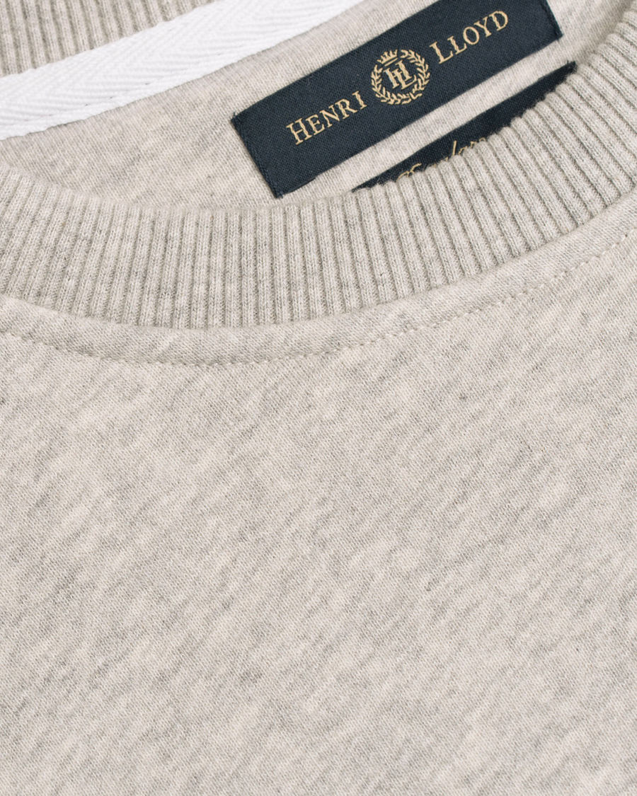 Herr | Tröjor | Henri-Lloyd | Henri Lloyd Radnor Crew Neck Sweatshirt Grey Marl