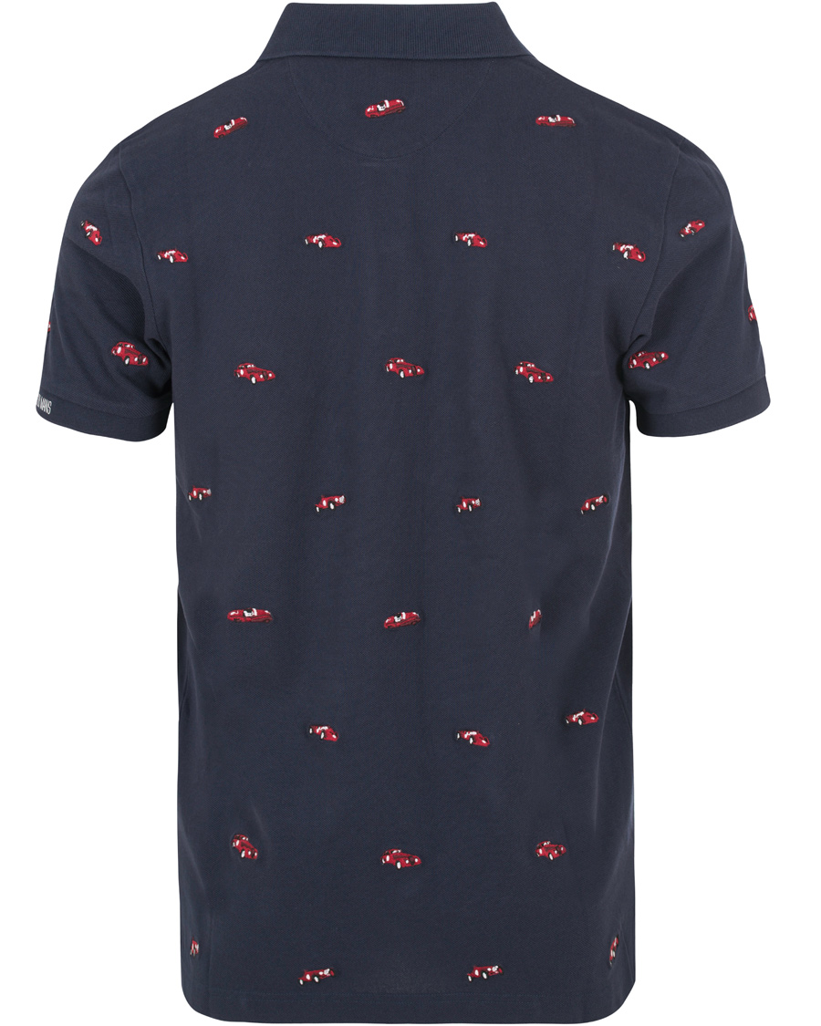 Herr | Pikéer | GANT | Le Mans Woven Cars Polo Evening Blue