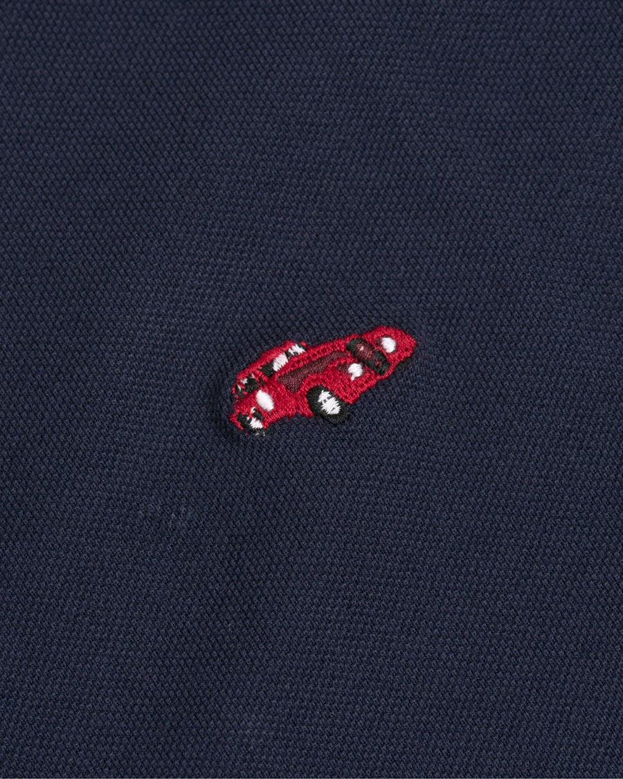Herr | Pikéer | GANT | Le Mans Woven Cars Polo Evening Blue