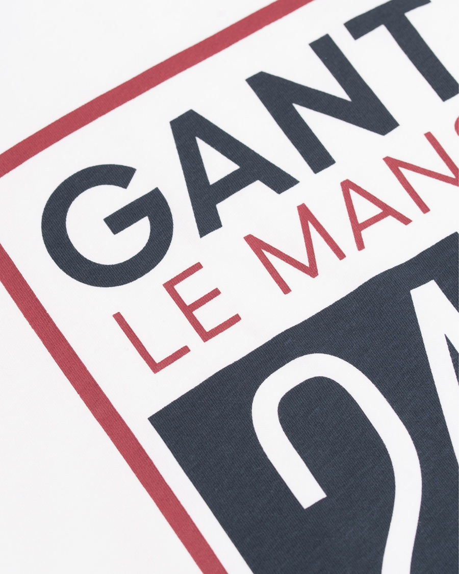 Herr | T-Shirts | GANT | Le Mans Shield Tee White