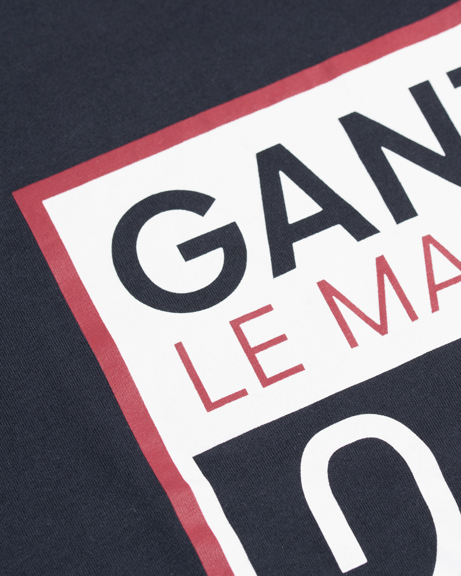 Herr | T-Shirts | GANT | Le Mans Shield Tee Evening Blue