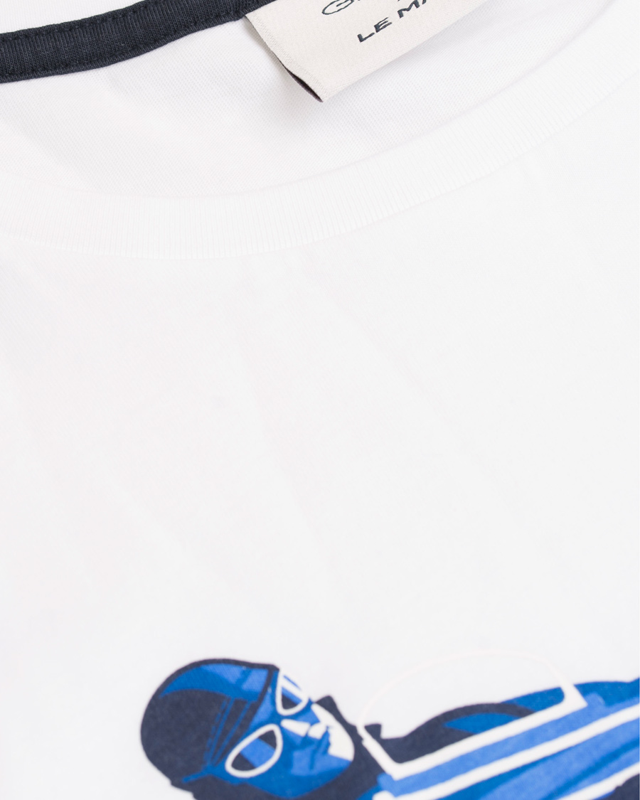 Herr | T-Shirts | GANT | Le Mans Car Print Tee White