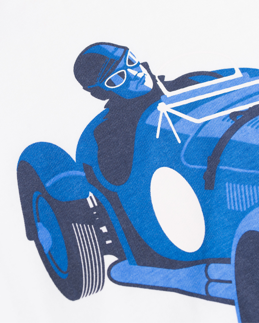 Herr | T-Shirts | GANT | Le Mans Car Print Tee White