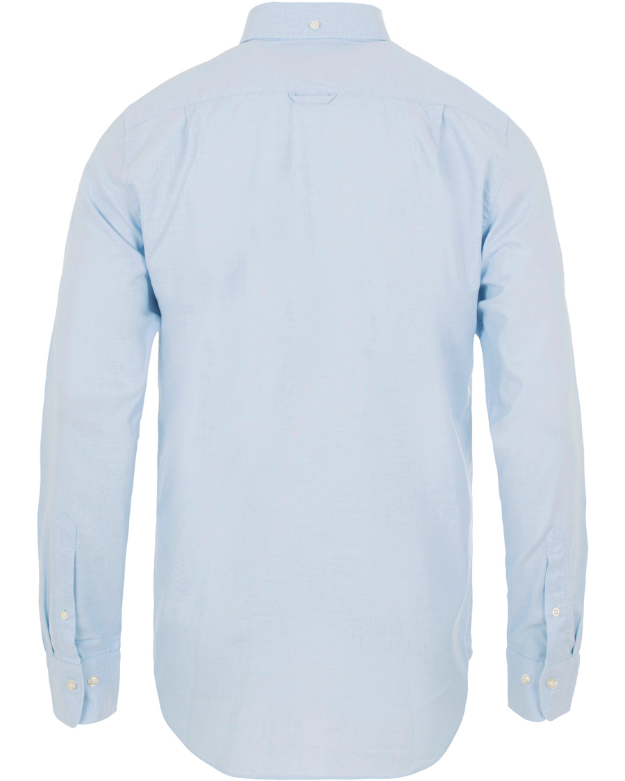 Herr | Skjortor | GANT | Le Mans Fitted Body Tech Prep Shirt Capri Blue