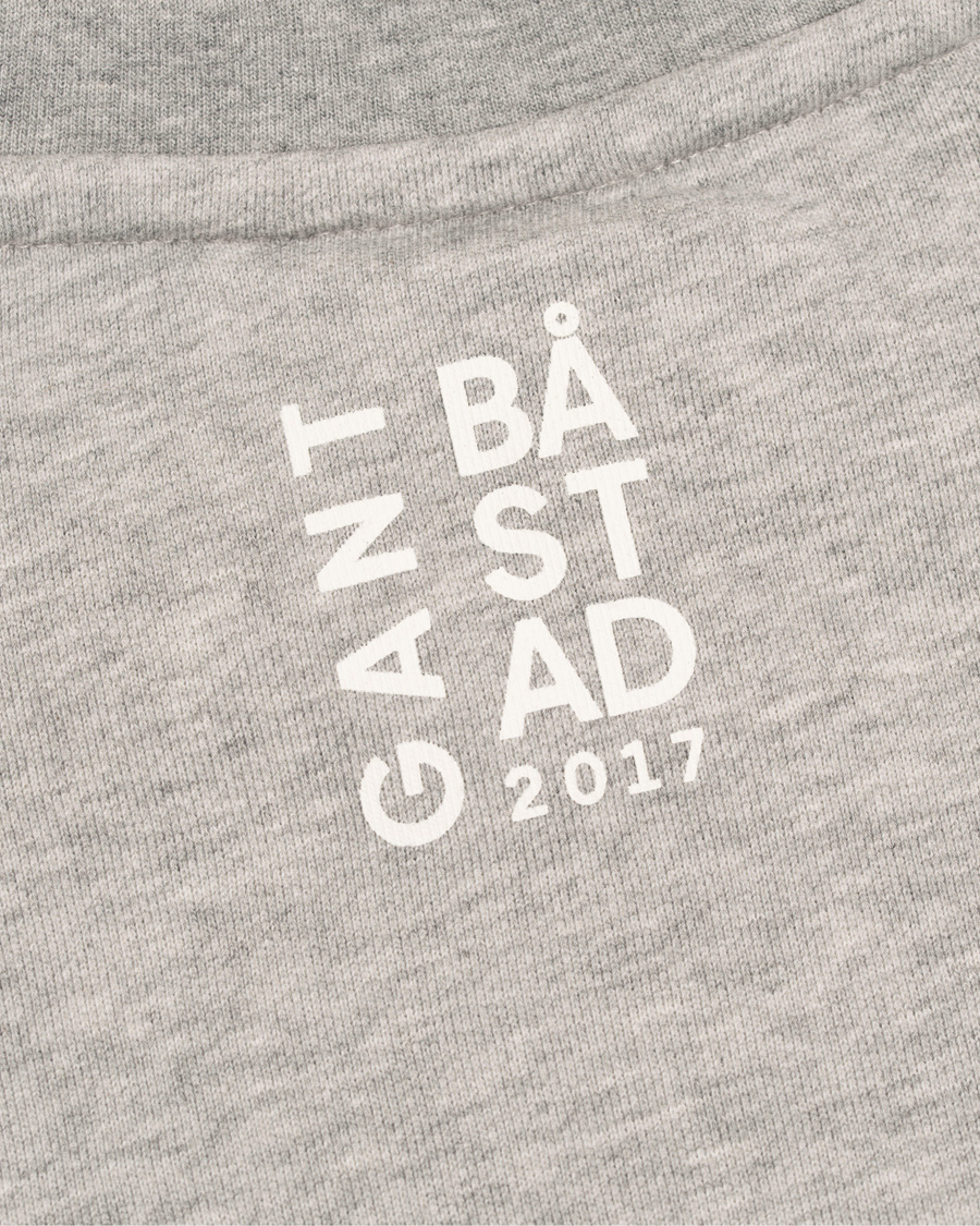Herr | Tröjor | GANT | Båstad Crew Neck Sweatshirt Grey Melange