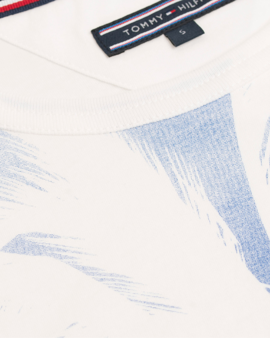 Herr | T-Shirts | Tommy Hilfiger | Harry Printed Palm Tee White
