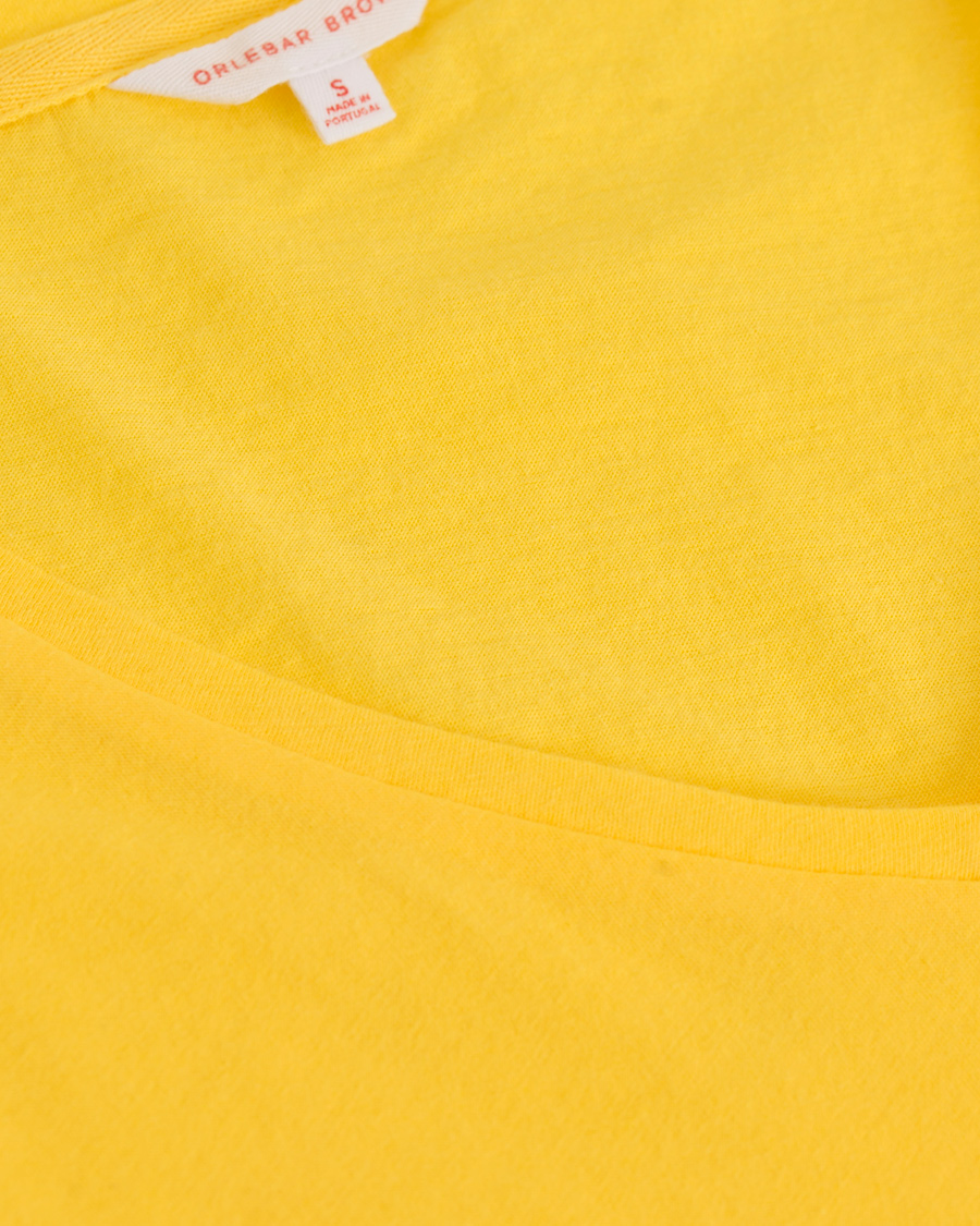 Herr | T-Shirts | Orlebar Brown | Ob V-neck Tee Sunshine