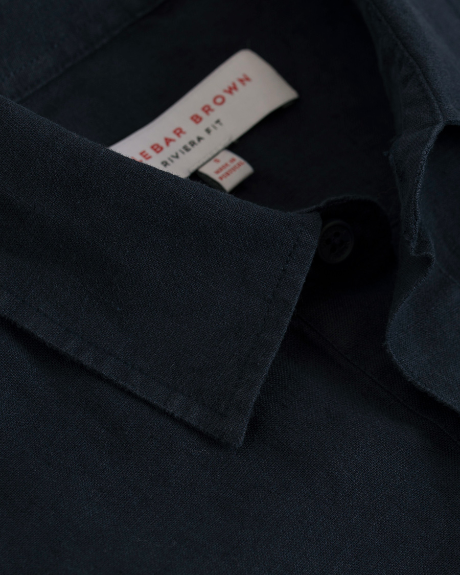 Herr | Skjortor | Orlebar Brown | Ridley Riviera Popover Shirt Navy