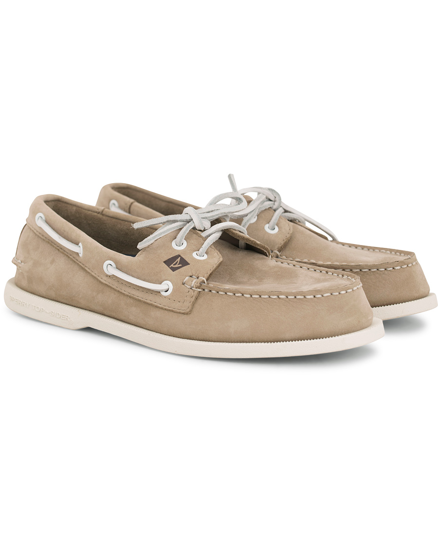 Herr | Sperry Top-sider Nubuck Boat Shoe Taupe | Sperry Top-Sider | Nubuck Boat Shoe Taupe