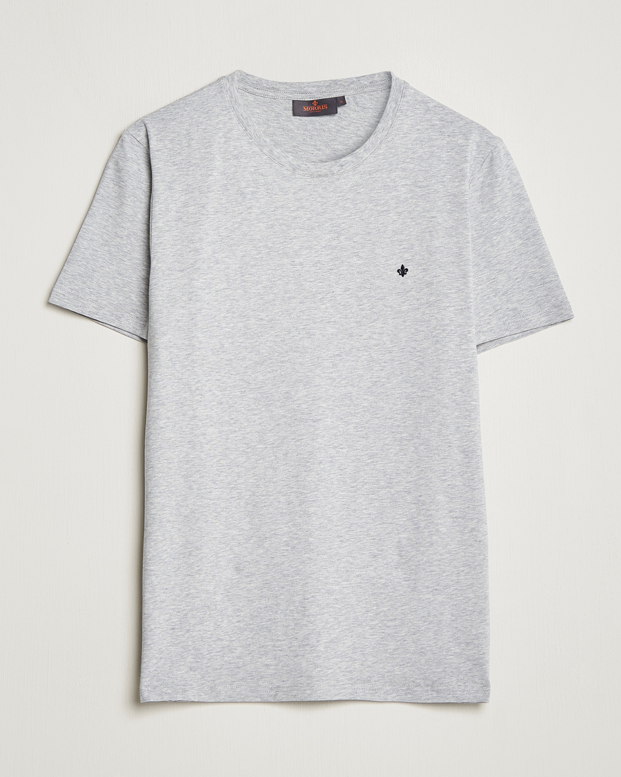 Herr | T-Shirts | Morris | James Crew Neck Tee Grey