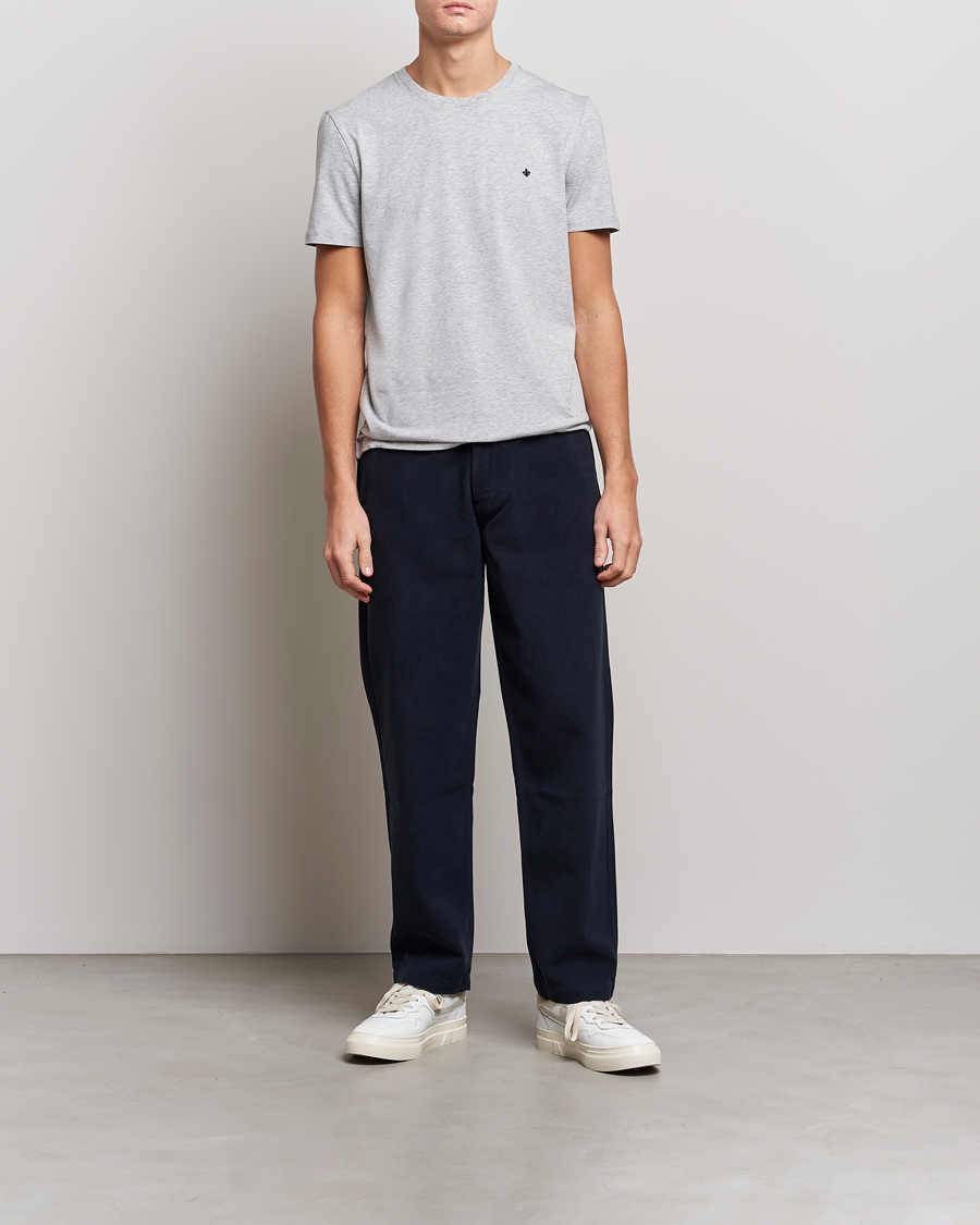 Herr | T-Shirts | Morris | James Crew Neck Tee Grey