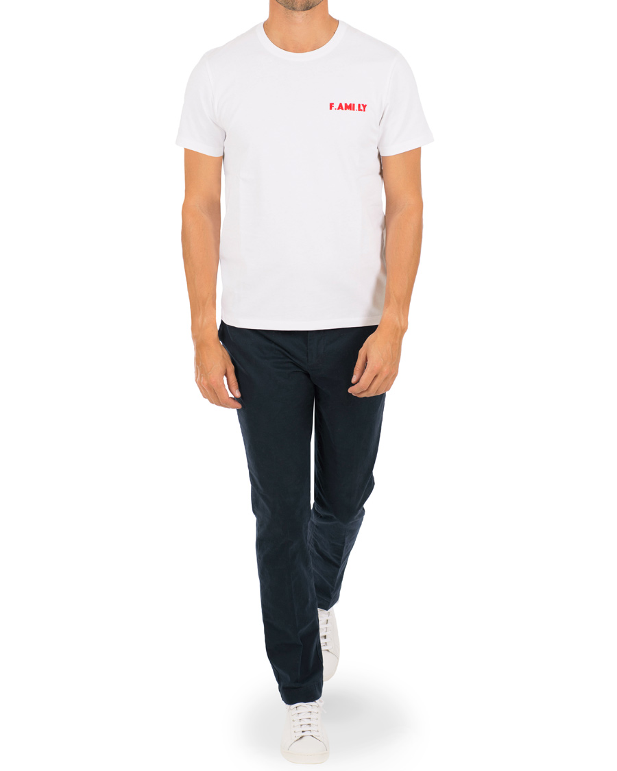 Herr | T-Shirts | AMI | F.A M I.LY Crew Neck T-Shirt White