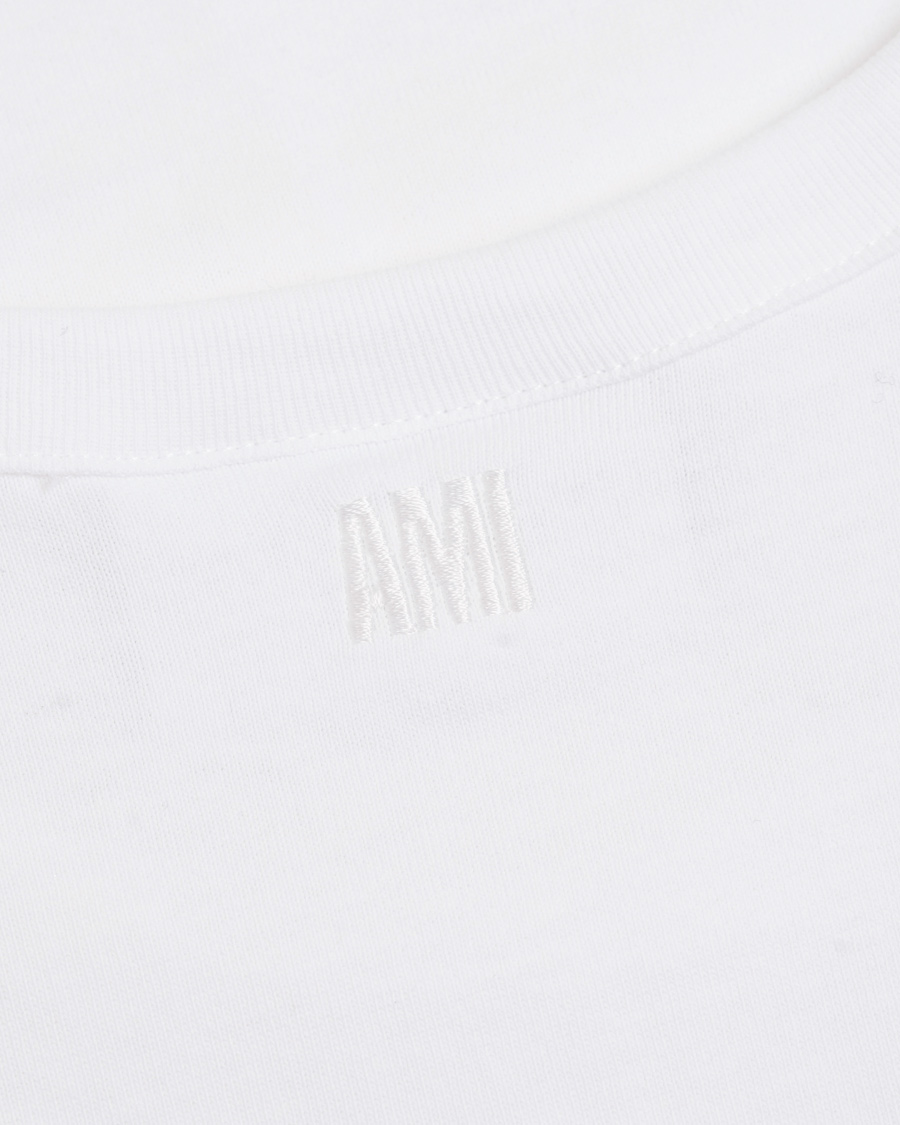 Herr | T-Shirts | AMI | F.A M I.LY Crew Neck T-Shirt White