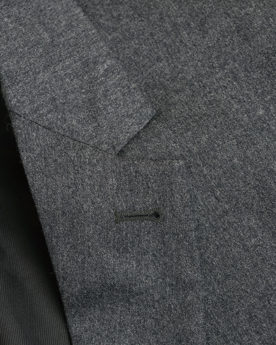 Herr | Kavajer | AMI | Unlined Wool Jacket Anthracite