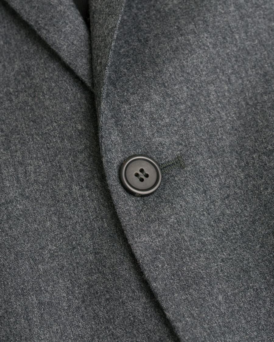 Herr | Kavajer | AMI | Unlined Wool Jacket Anthracite