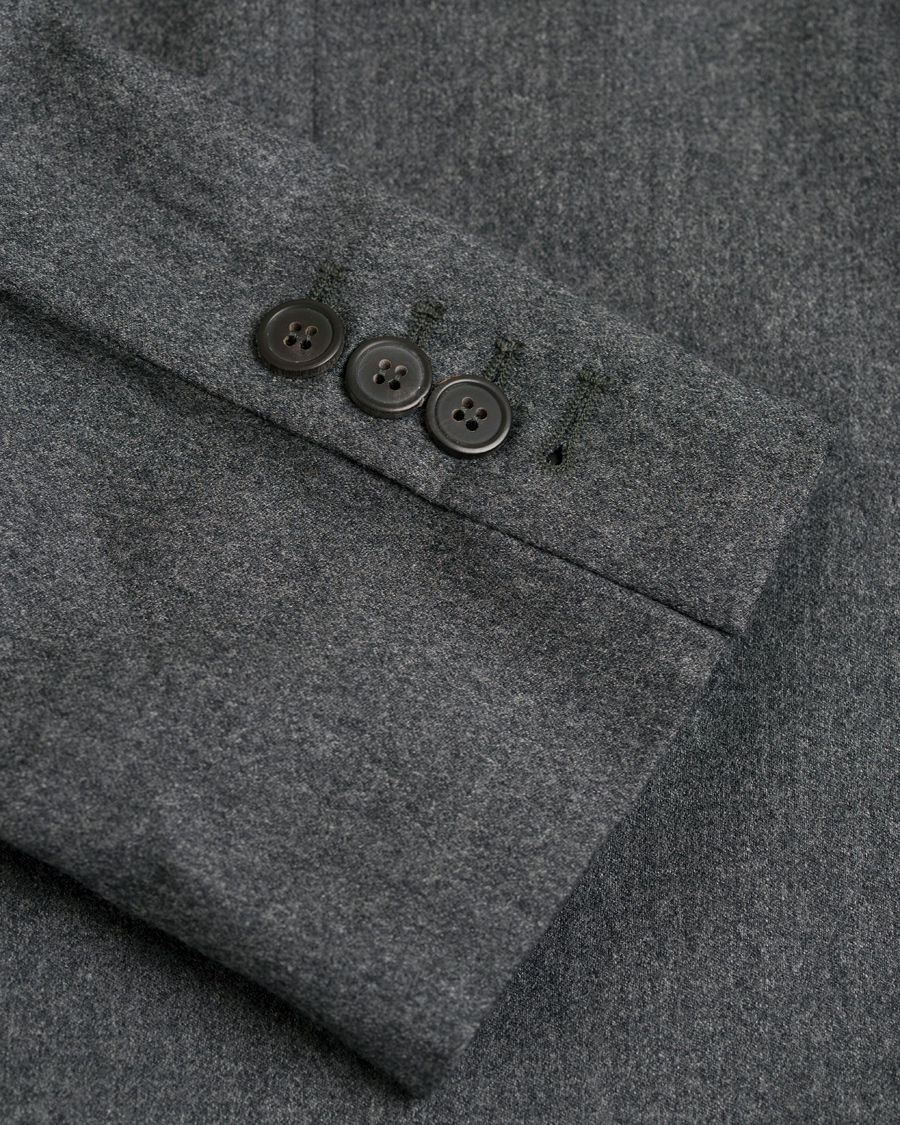 Herr | Kavajer | AMI | Unlined Wool Jacket Anthracite