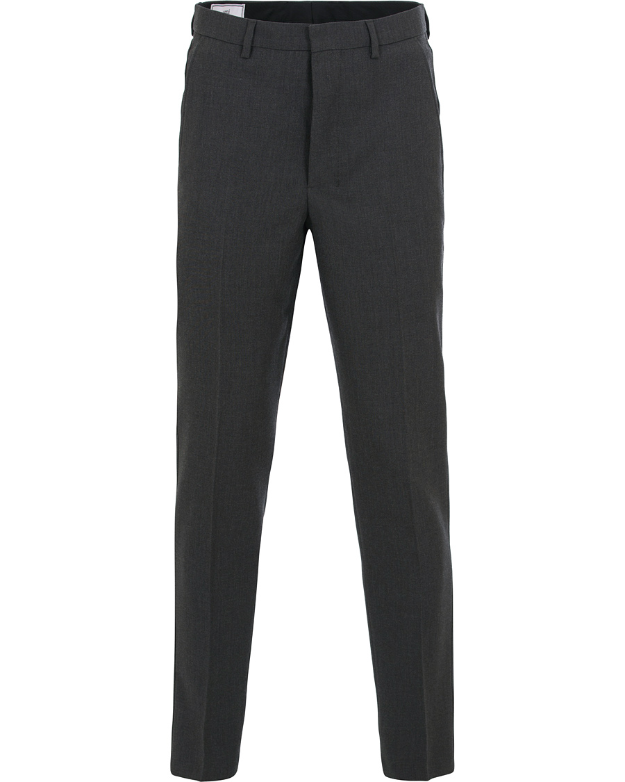 Herr | Byxor | AMI | Carrot Fit Turn Up Trousers Grey