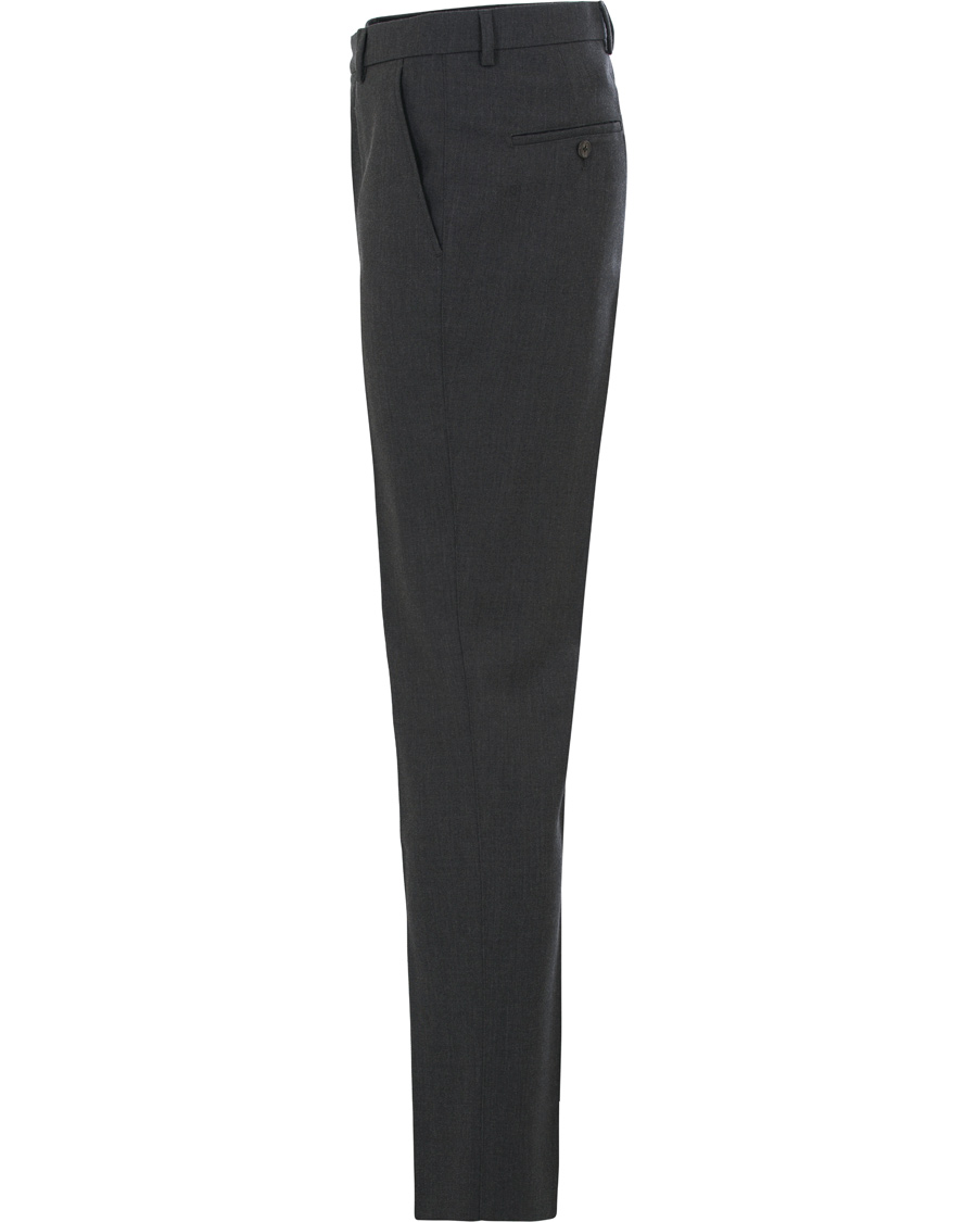 Herr | Byxor | AMI | Carrot Fit Turn Up Trousers Grey
