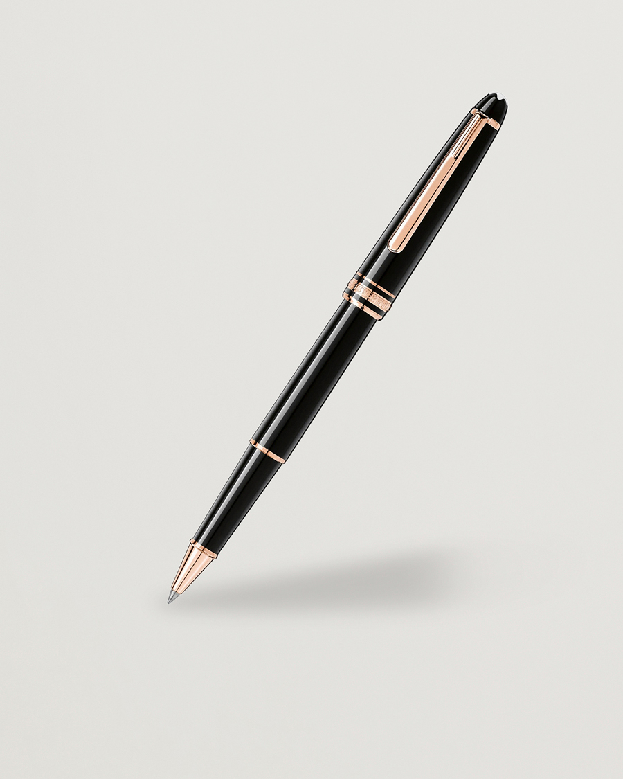 Herr | Pennor | Montblanc | 163 Classique Meisterstück Rollerball Pen Red Gold